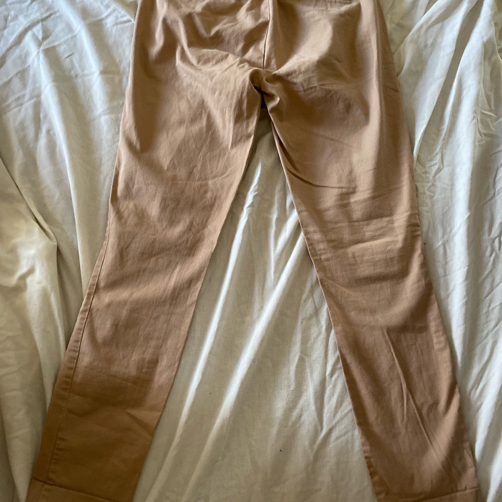 J. Crew Tan Chino Pants Relaxed Fit Cotton Blend